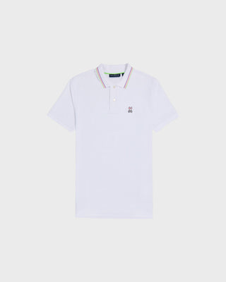 Mens Colton Pique Polo - White
