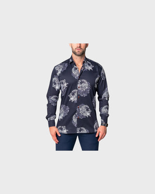 Fibonacci Lionpaisley Shirt - Black