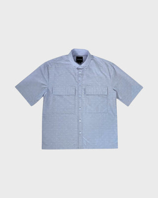 Inimigo Embroidery Shirt - Sky Blue