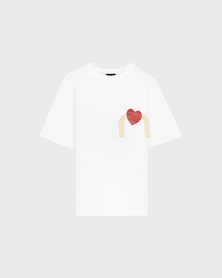 Inimigo Heart Tape T-shirt - White