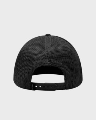 Rubber Patch Recycled Trucker Cap - Black Beauty