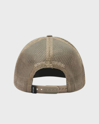 Rubber Patch Recycled Trucker Cap - Greige