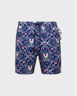 Luke All Over Bunny Swim Trunk - Evening Blue