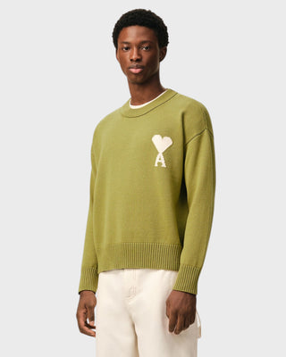 ADC Crewneck Sweater - Matcha/Ecru