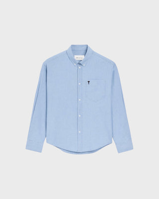 Boxy ADC Shirt (LS) - Bleu Cachemire