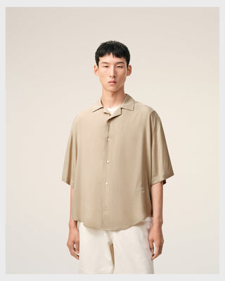 AMI PARIS BOXY SHIRT (SS) CAFE CREME