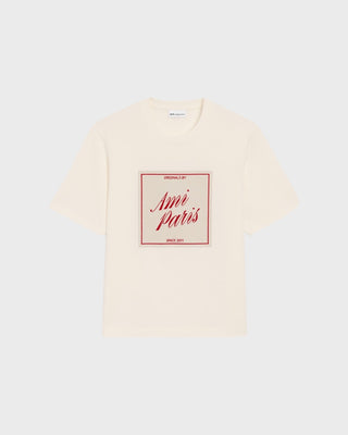 Heritage Print Teeshirt - Blanc Creme