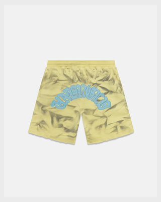 Holy State UNDRGLD Destroyed Shorts Aged Yellow