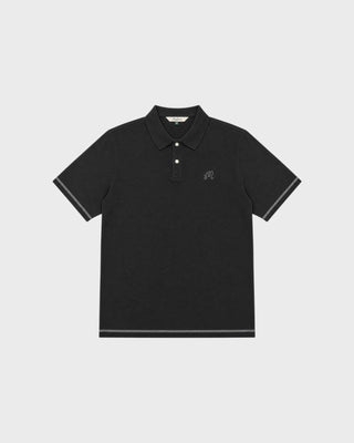 FAIRWAY OVERDYED POLO BLACK