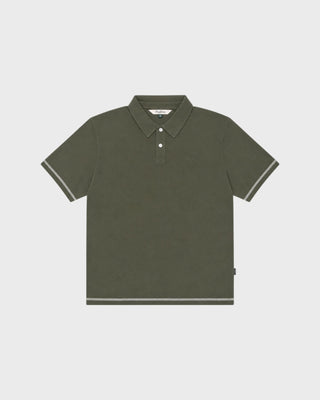 FAIRWAY OVERDYED POLO RIFLE GREEN