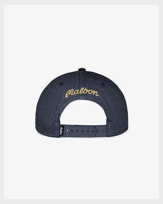 M SCRIPT SNAPBACK BLUEBERRY
