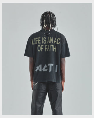 Act 1 Essence Tshirt Vintage Black