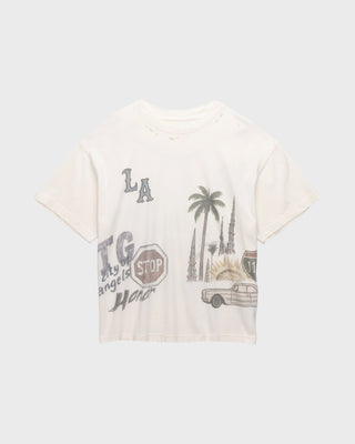 ALL OVER LOS ANGELES TEE - BONE