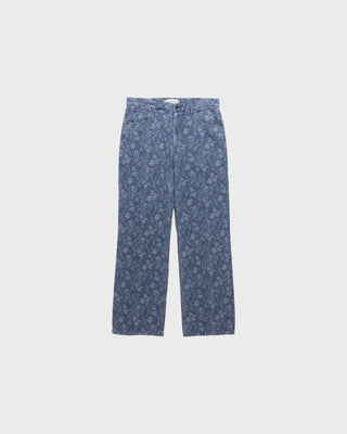 WASHED 5 POCKET PANT - LIGHT INDIGO