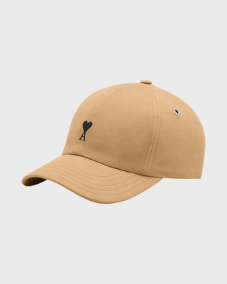 Beige Cotton Cap With Ami De Coeur - Mastic Beige