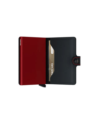 Miniwallet Matte Black & Red