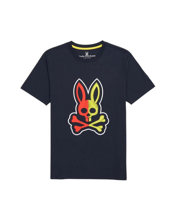 Kid's Cooper Split Bunny Logo Tee - Navy