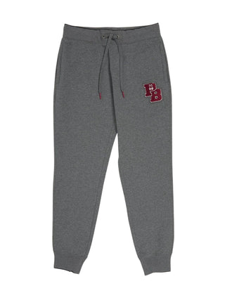 Mens Patchin Chenille Bunny Logo Sweatpants - Heather storm