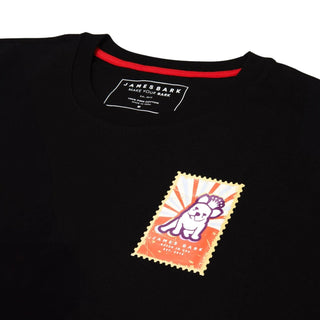 Men's Postal Graphic T-shirt - Black