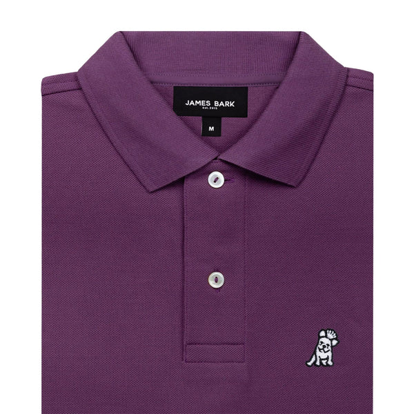 Men's Regular Fit Polo Shirt - Plum A11