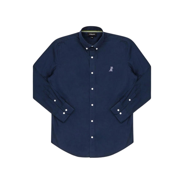 Men's Oxford Button Down Shirt - Navy A50