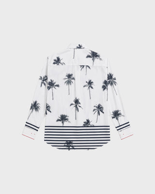 SHIRT L/S FIBONACCI NUIPALM - WHITE