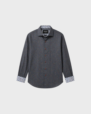 MA SHIRT EINSTEIN PAISLEY SWIRLS - BLUE