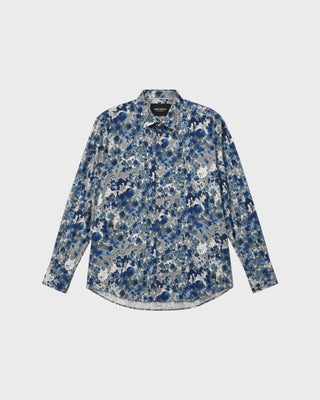 SHIRT FIBONACCI OIL SPILL - BLUE