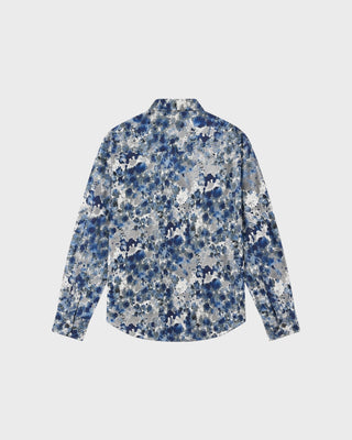 SHIRT FIBONACCI OIL SPILL - BLUE
