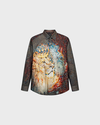 SHIRT FIBONACCI ROYAL LION - BLACK