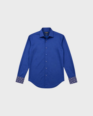 Z DRESS SHIRT LS - SOLID NAVY