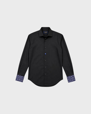 Z DRESS SHIRT LS - SOLID BLACK