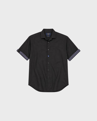Z DRESS SHIRT SS - SOLID BLACK