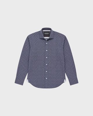 SHIRT - EINSTEIN ROYAL CHECK BLUE