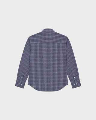 SHIRT - EINSTEIN ROYAL CHECK BLUE