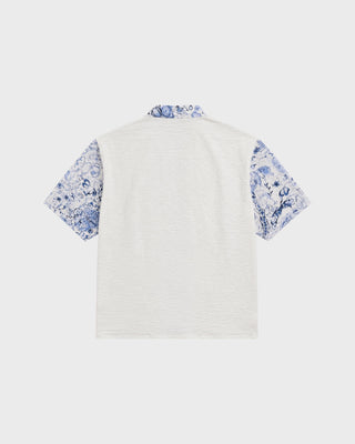 AZURE TAPESTRY S/S SHIRT - WHITE