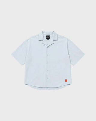 S/S SHIRT - SOLID POWDER BLUE