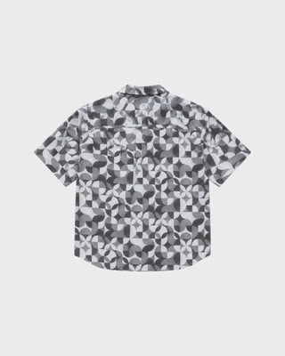 MIDNIGHT RESORT SHIRT - NAVY/BABY BLUE