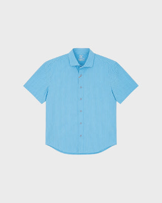EX SHORT SLEEVE SHIRT - M-20866K BLUE