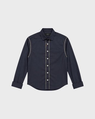 LONG SLEEVE SHIRT - BLACK/GOLD
