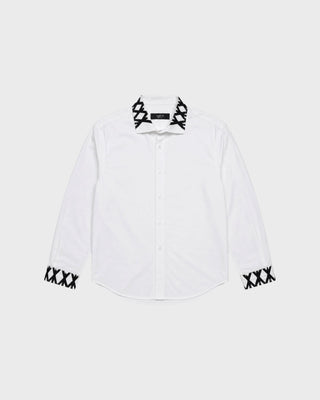 LONG SLEEVE SHIRT - WHITE