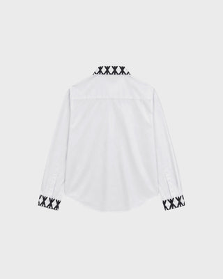 LONG SLEEVE SHIRT - WHITE
