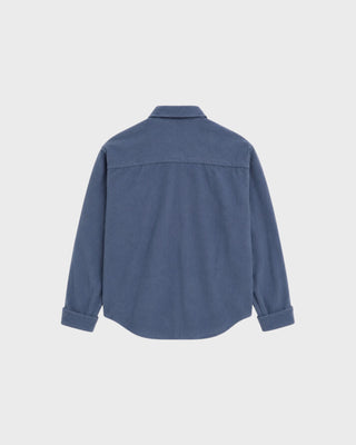 DEEP SEA JACQUARD BUTTON DOWN SHIRT - NAVY