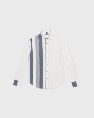 L/S SHIRT - NATURALLY STRIPED REMIX L/S NAVY