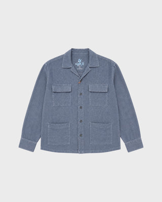 OVERSHIRT - LINEN NAVY