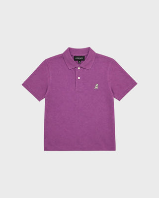 KIDS CLASSIC POLO - PLUM A211