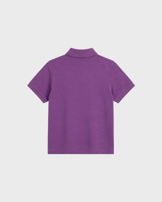 KIDS CLASSIC POLO - PLUM A211