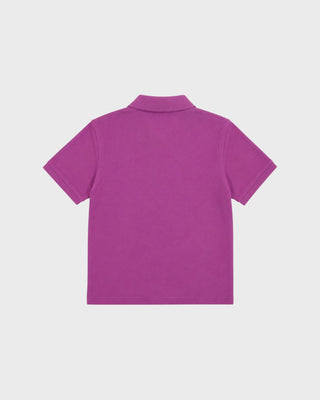KIDS CLASSIC POLO - PLUM A11
