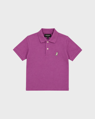 KIDS CLASSIC POLO - PLUM A11