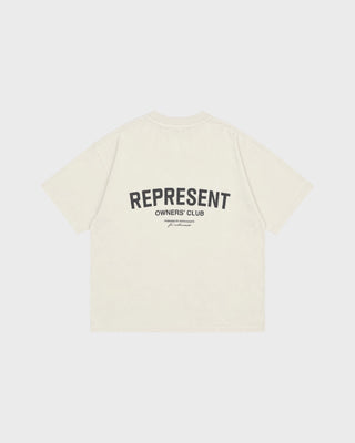 REPRESENT OWNERS CLUB T-SHIRT - FLAT WHITE